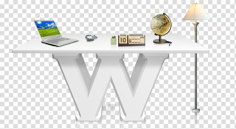 Professional Logo Font, W white desk Free pull material transparent background PNG clipart