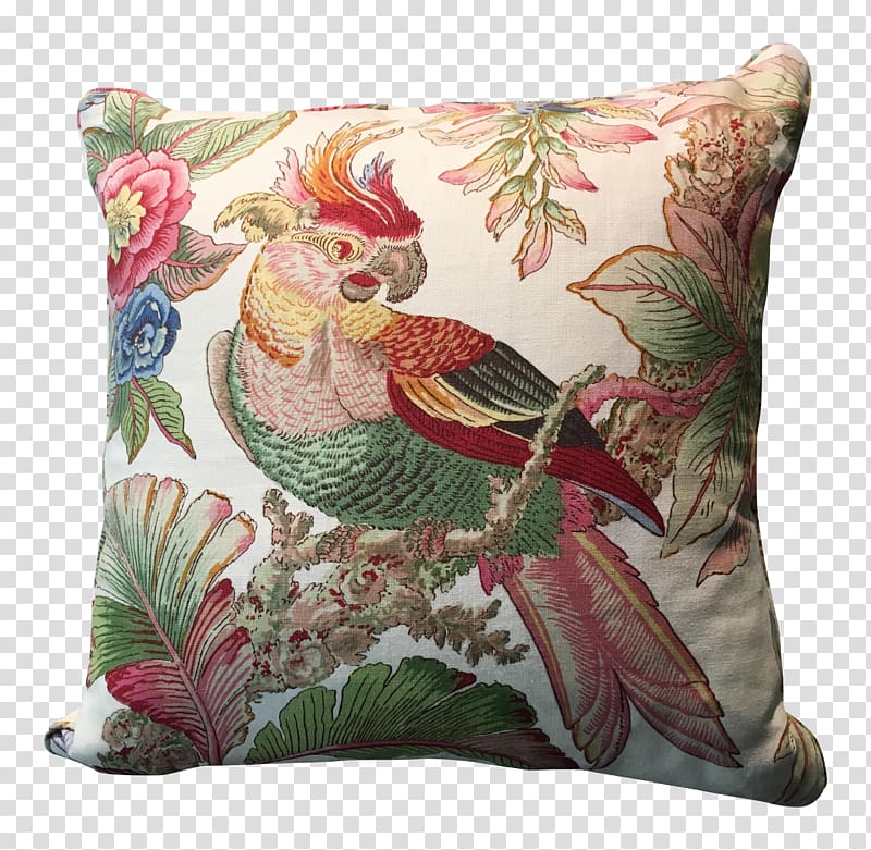 Throw Pillows Cushion Textile, cockatoo transparent background PNG clipart