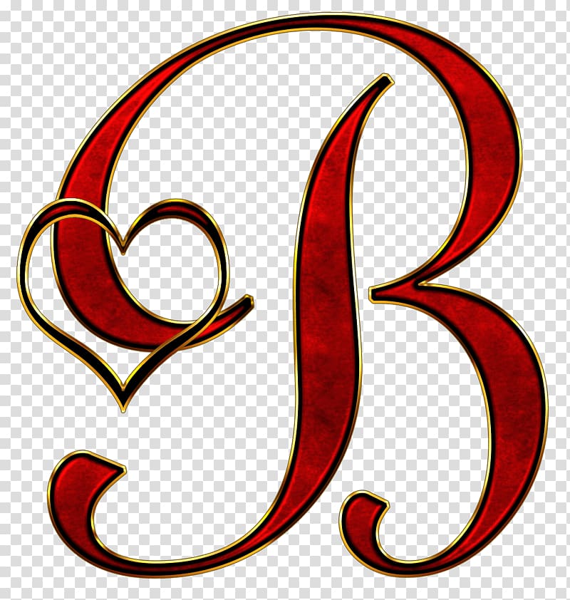 red letter B illustration, Valentine Capital Letter B transparent background PNG clipart