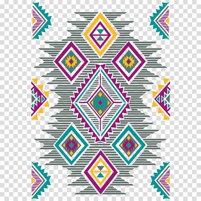 aztec purple background