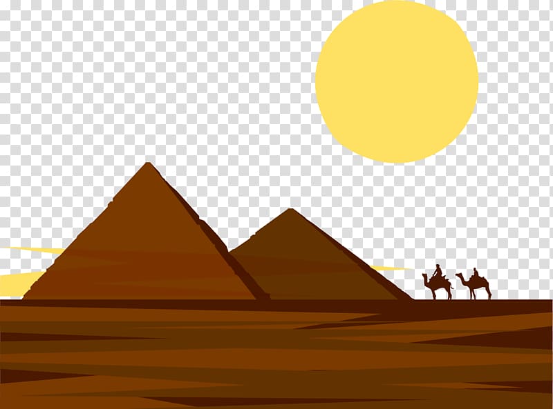 Gobi Desert Painted Desert Camel Arabian Desert, FIG dusk desert sunset transparent background PNG clipart
