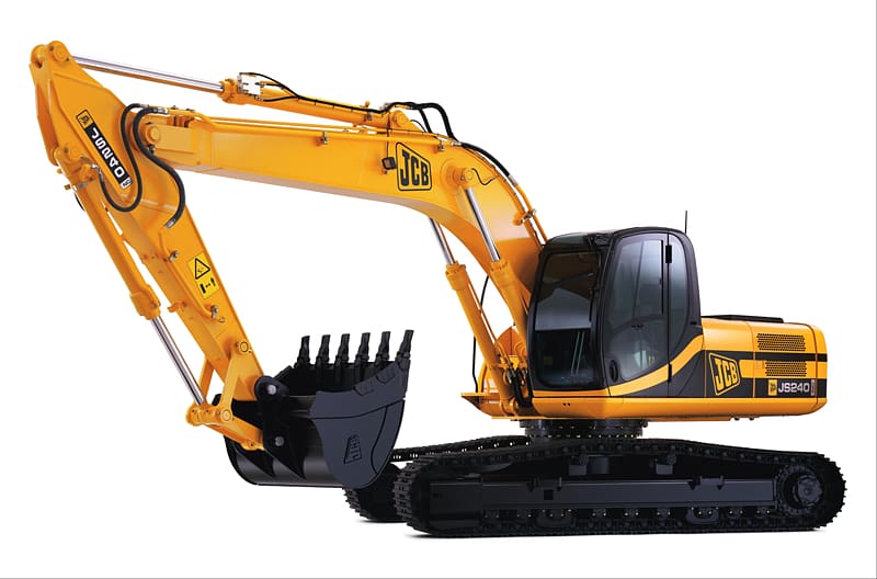 JCB Crawler excavator Heavy Machinery Maintenance, excavator transparent background PNG clipart