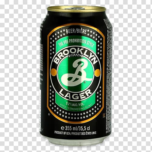 Beer Brooklyn Brewery Lager India pale ale, Beer cans transparent background PNG clipart