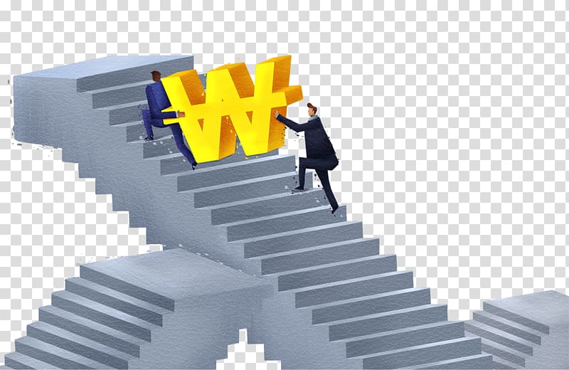Stairs Poster Illustrator, Climb the stairs of the man illustrator transparent background PNG clipart