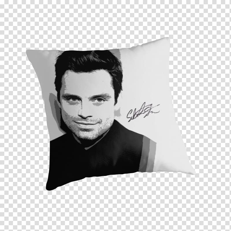 Throw Pillows Cushion Rectangle, Sebastian Stan transparent background PNG clipart