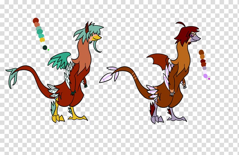 Rooster Velociraptor Cartoon Tail, hen species transparent background PNG clipart