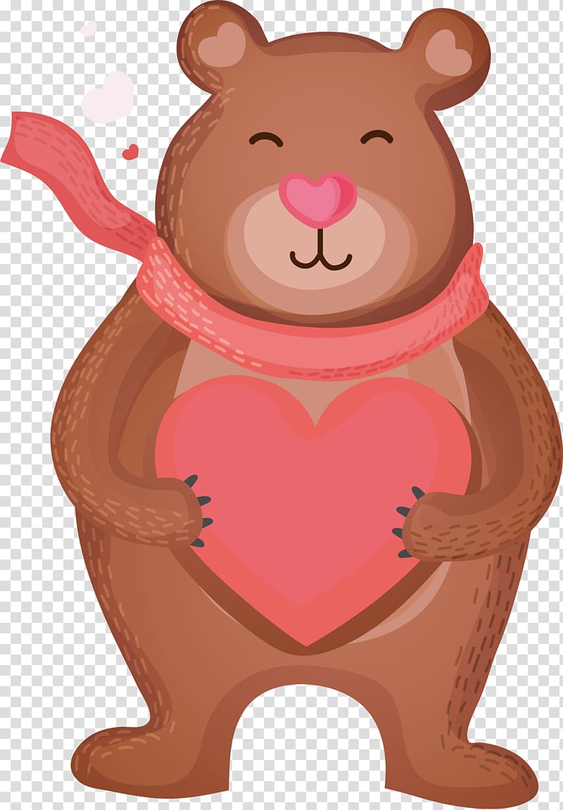 Brown bear Euclidean , Brown bear transparent background PNG clipart