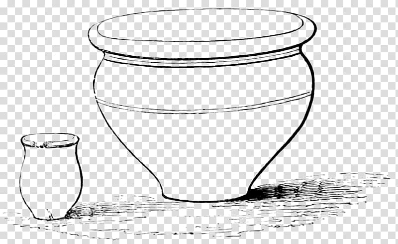 Tableware Drawing Glass Line art, archaeologist transparent background PNG clipart