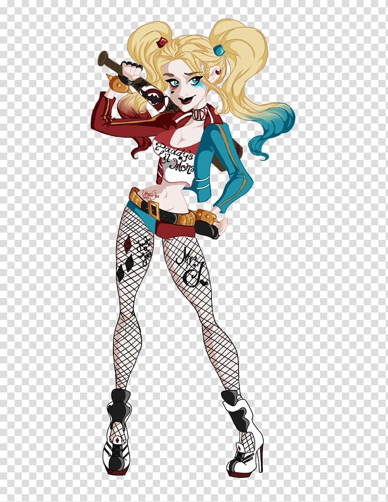 Harley Quinn Joker Batman Poison Ivy Plastique, harley quinn transparent background PNG clipart