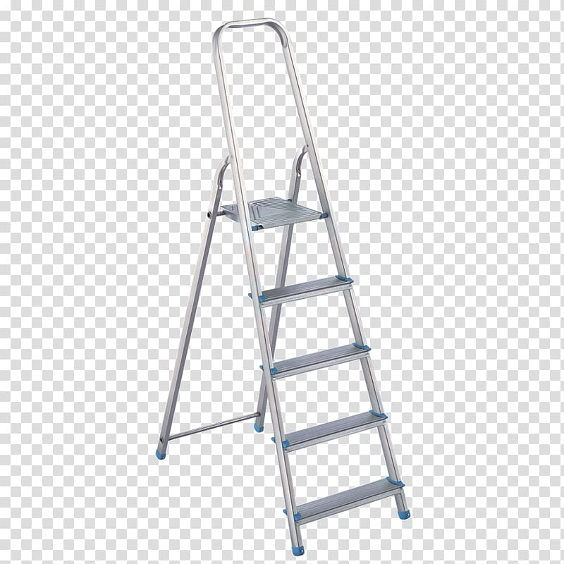 Ladder Escabeau Scaffolding Zarges Aluminium, ladder transparent background PNG clipart