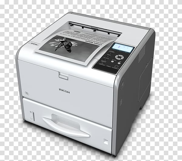 Ricoh Printer Laser printing Toner, printer transparent background PNG clipart