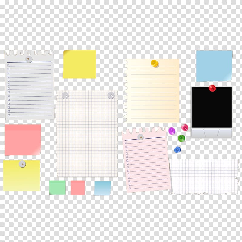 assorted-color printer paper illustration, Paper Notebook Stationery, Paper notes transparent background PNG clipart