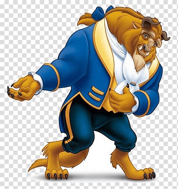 Disney's Beast illustration, The Beast transparent background PNG clipart