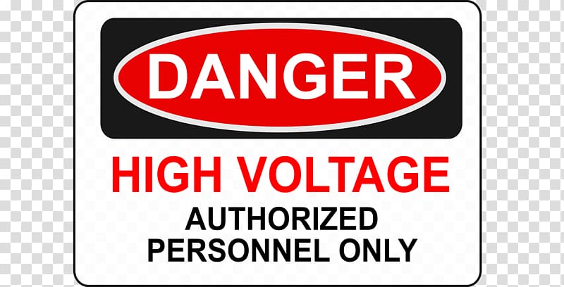 Hazard High voltage Warning sign , high voltage transparent background PNG clipart