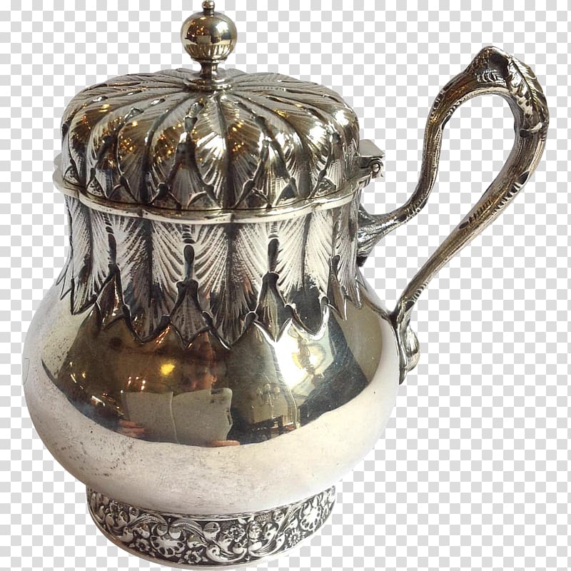 Jug 01504 Pitcher Teapot Silver, silver transparent background PNG clipart