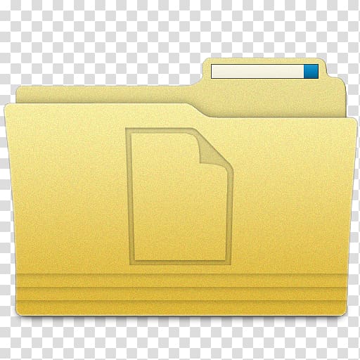 brown folder illustration, material rectangle yellow, Folders Documents Folder transparent background PNG clipart