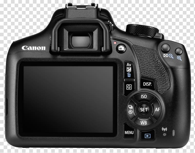 Canon EOS 1300D Nikon D610 Canon EOS 6D Canon EF-S 18–55mm lens, Camera transparent background PNG clipart