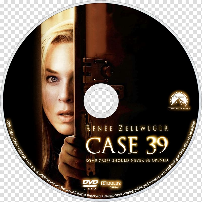 Case 39 Emily Jenkins Film Thriller Horror, Dvd case transparent background PNG clipart