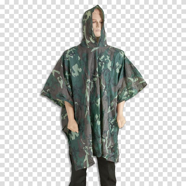 Robe Poncho Raincoat Clothing Military, military transparent background PNG clipart