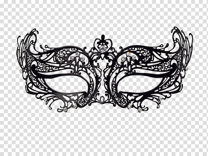 Domino mask Venice Carnival Masquerade ball, mask transparent background PNG clipart