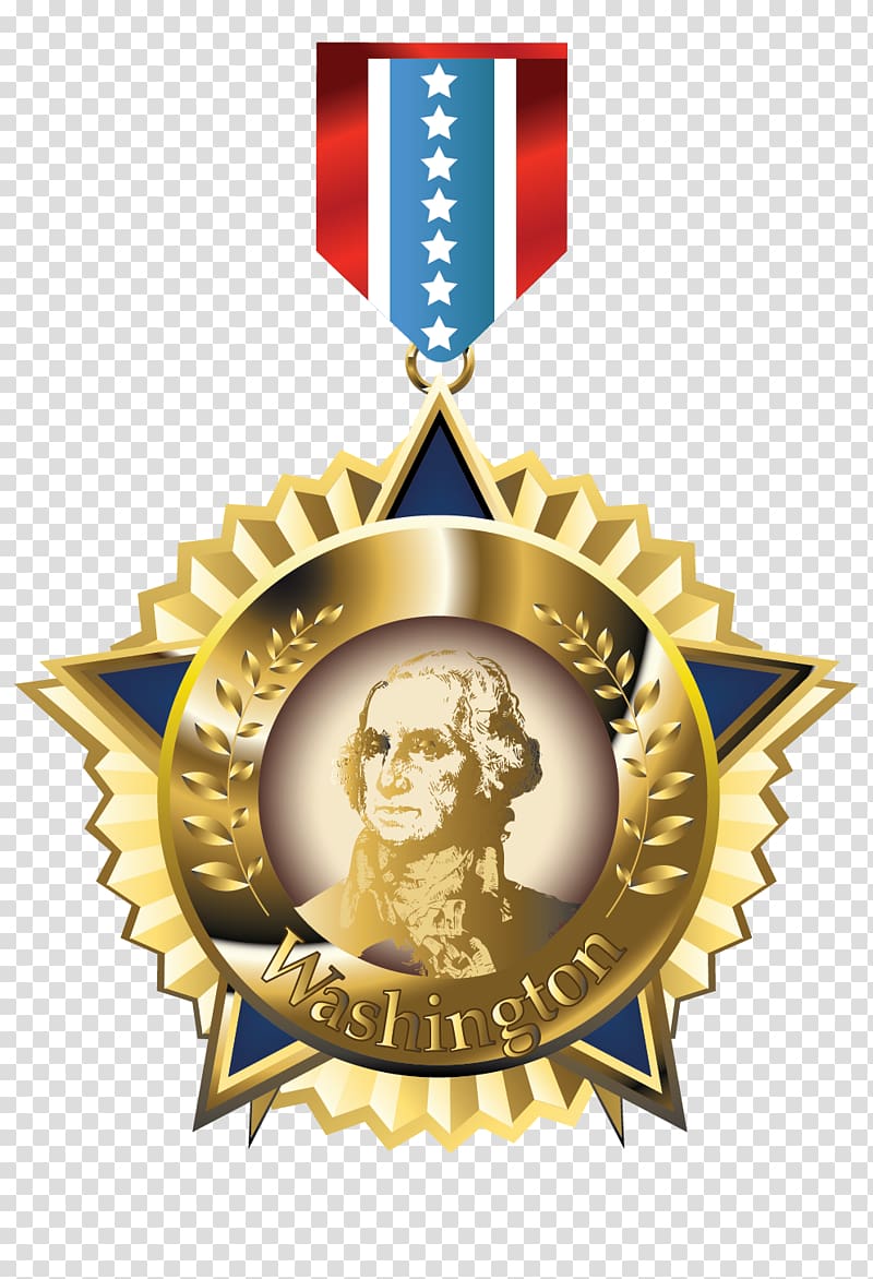 Gold medal Order Symbol Award, medal transparent background PNG clipart