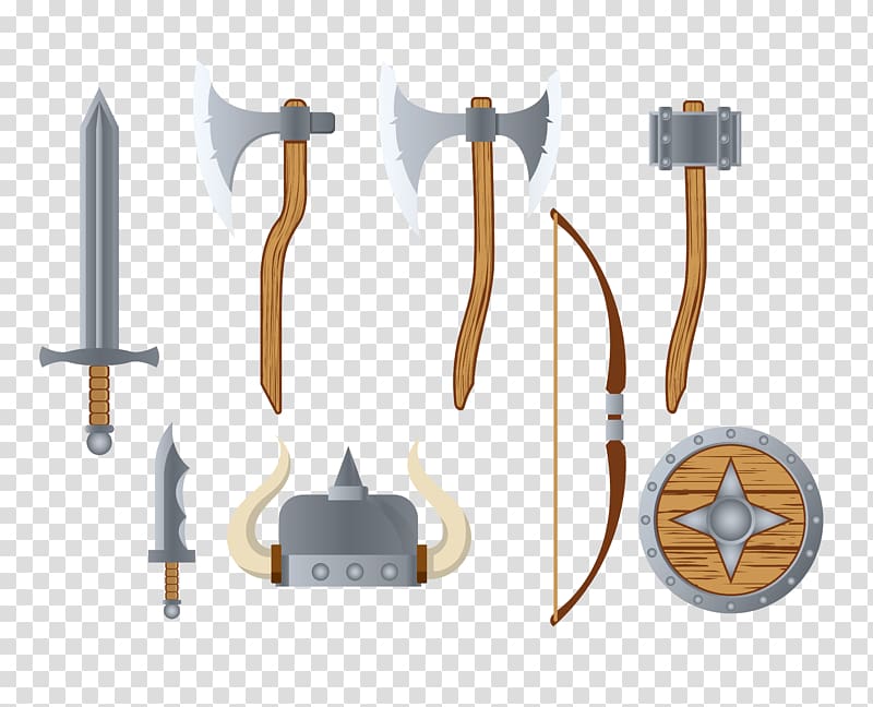 Cold weapon Flat design Arma bianca, ancient battlefield cold weapon flat design transparent background PNG clipart