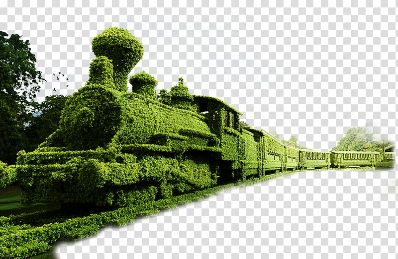 Train Icon, Green Gardening train transparent background PNG clipart