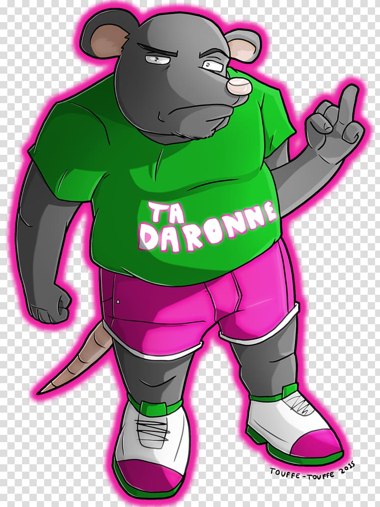 Mammal Pink M Mascot , Rat Boy transparent background PNG clipart