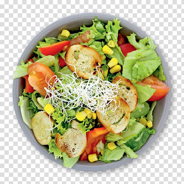 Caesar salad Fattoush Vegetarian cuisine Leaf vegetable Recipe, garden salad transparent background PNG clipart