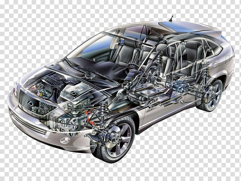Lexus RX Hybrid Car Lexus CT Hybrid vehicle, auto parts transparent background PNG clipart