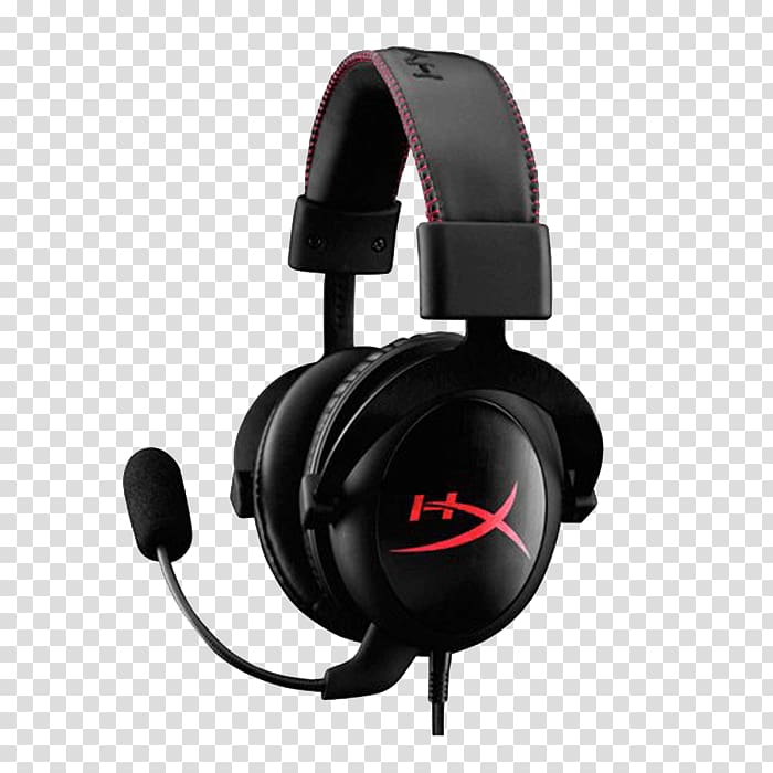 Kingston HyperX Cloud Core Headset Headphones, headphones transparent background PNG clipart