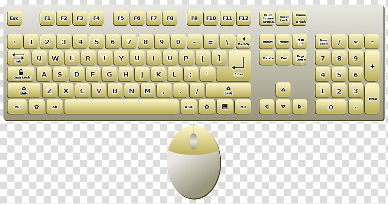 Computer keyboard Computer mouse Icon, Keyboard and mouse transparent background PNG clipart