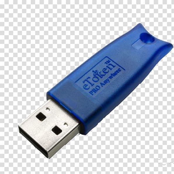 Security token eToken Digital signature Идентификация, USB transparent background PNG clipart