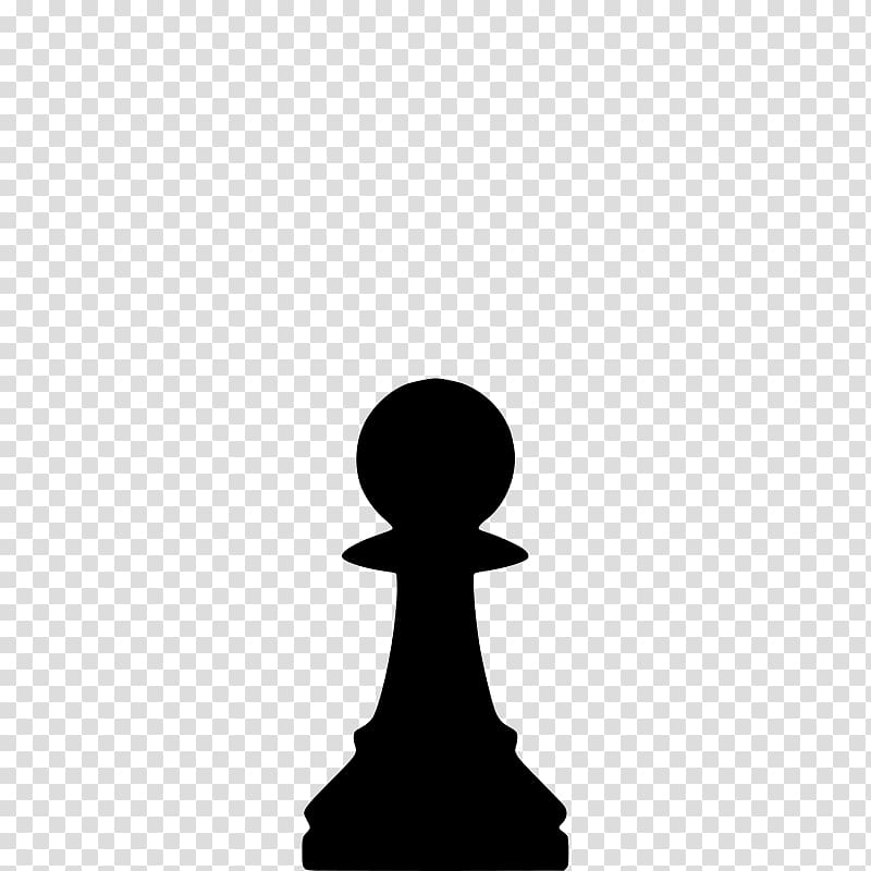 Chess piece Pawn Queen Rook, silhouettes transparent background PNG clipart