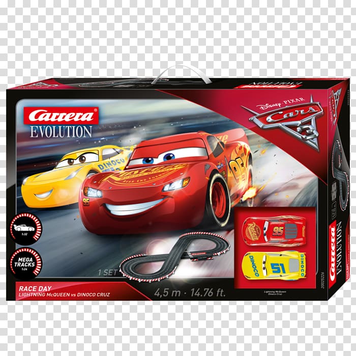 Lightning McQueen Cruz Ramirez Cars Carrera Racing, pixar Dinosaur transparent background PNG clipart