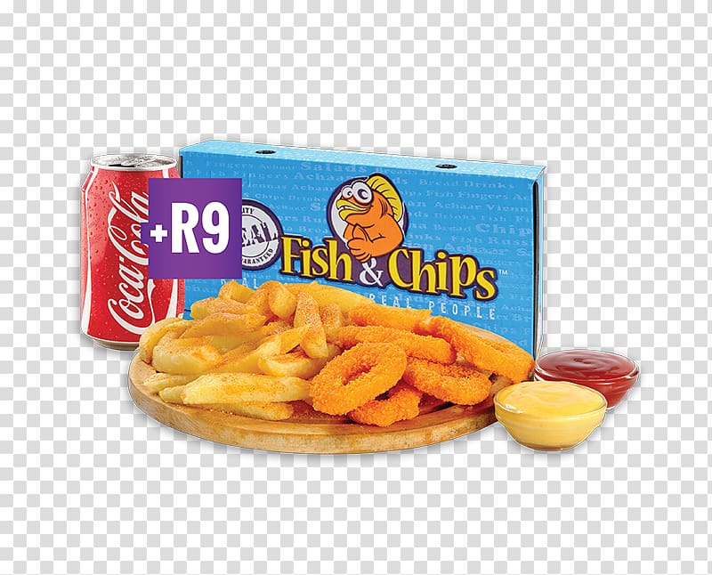 Fish and chips French fries Take-out Junk food Frying, junk food transparent background PNG clipart