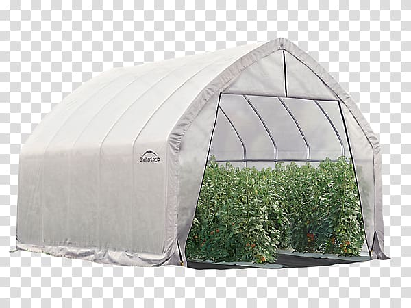 Shelter Logic Peak Greenhouse-In-A-Box GrowIt Heavy Duty Walk-Thru Greenhouse Round-Style GrowIt Greenhouse-In-A-Box Pro Peak-Style, 3.7m x 6.1m x 2.4m Garden, colorado weed dispensaries transparent background PNG clipart