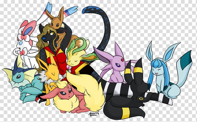Pokémon: Let\'s Go, Pikachu! and Let\'s Go, Eevee! Pokémon Red and Blue Pokémon X and Y, all eevee evolutions transparent background PNG clipart