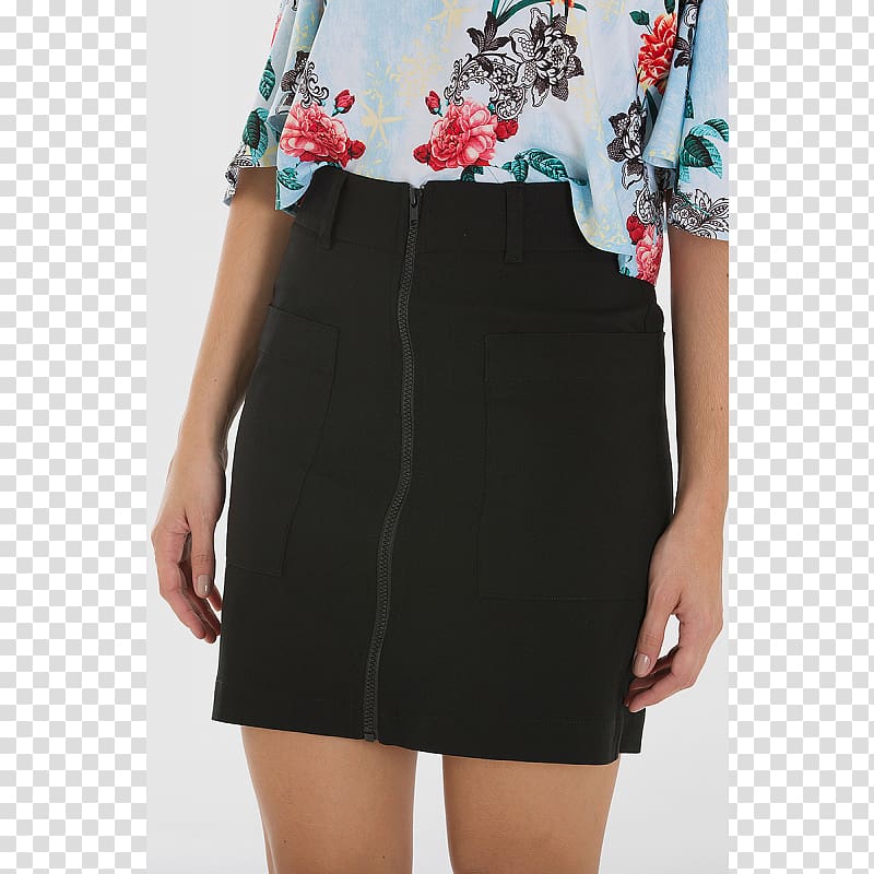 Miniskirt Shoulder Swimsuit, ZipER transparent background PNG clipart