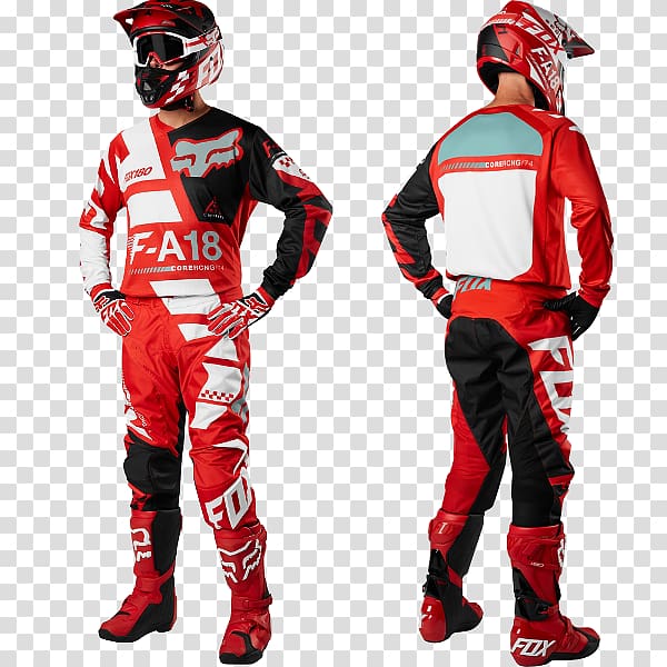 Fox Racing Uniform Pants Clothing Motocross, Moto Cross transparent background PNG clipart