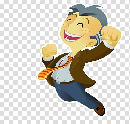 excited person clip art