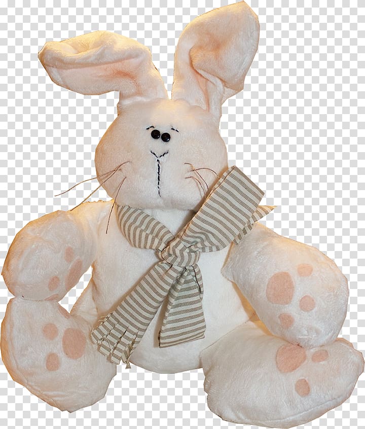 Easter Bunny Stuffed Animals & Cuddly Toys, in small material transparent background PNG clipart