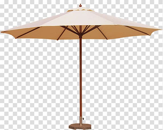 beige and red patio umbrell, Table Umbrella Furniture Chair Wood, Parasol transparent background PNG clipart