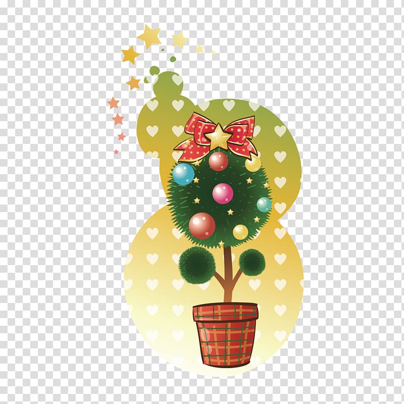 Christmas ornament Christmas tree , Creative Christmas transparent background PNG clipart