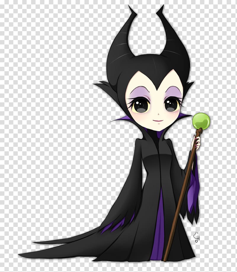Maleficent YouTube Drawing The Walt Disney Company Chibi, beauty tattoo transparent background PNG clipart