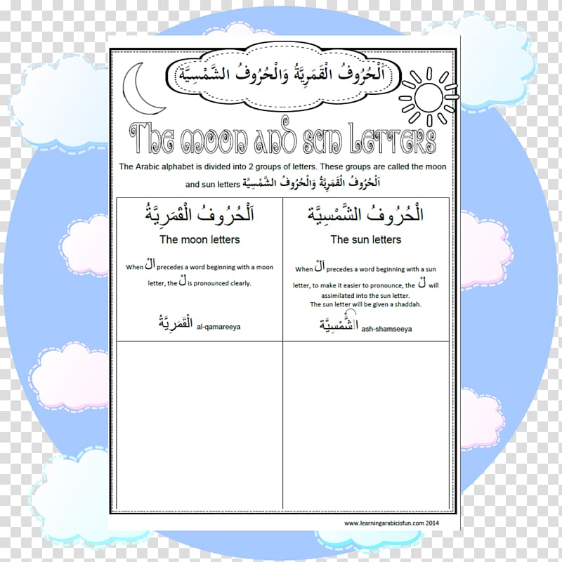 Sun and moon letters Arabic alphabet Worksheet, pinterest letter f activities transparent background PNG clipart