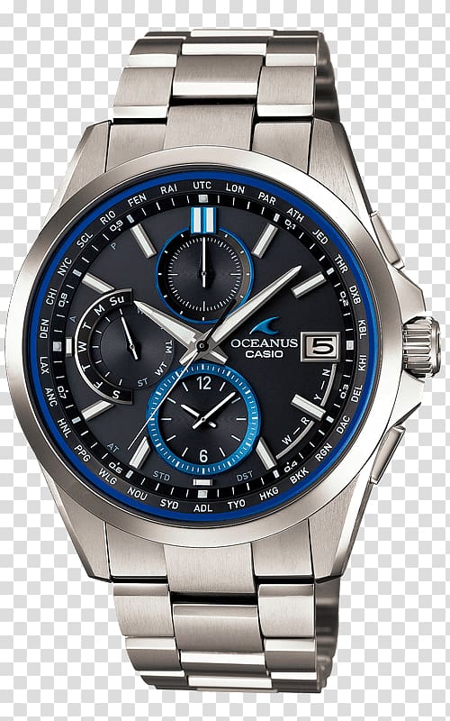 Casio Oceanus Solar-powered watch G-Shock GST-W110D, oceanus casio transparent background PNG clipart