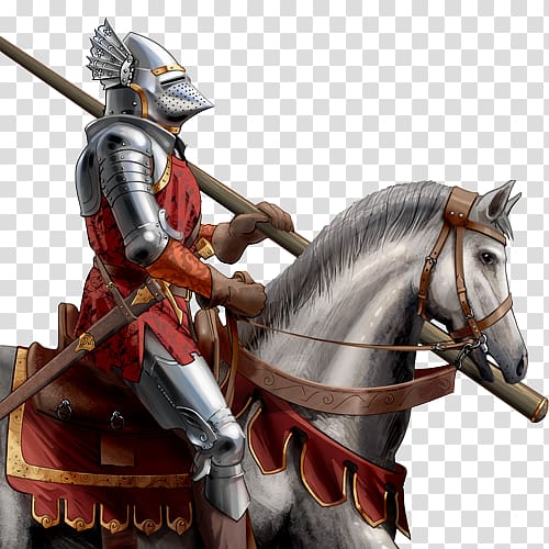 Hundred Years War Middle Ages Knight Battle of Agincourt , Knight transparent background PNG clipart