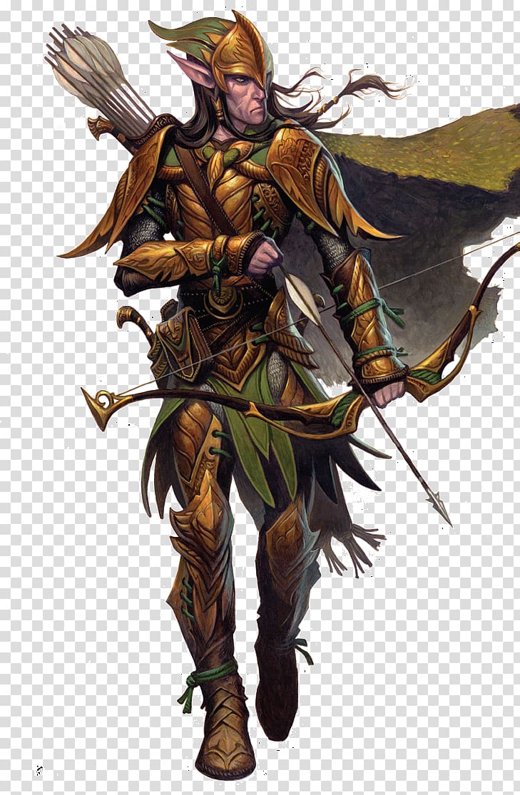 Dungeons & Dragons Pathfinder Roleplaying Game Druid Elf Ranger, Elf transparent background PNG clipart