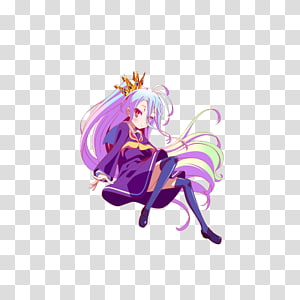 No Game No Life Anime Drawing Video game, Anime, purple, game png